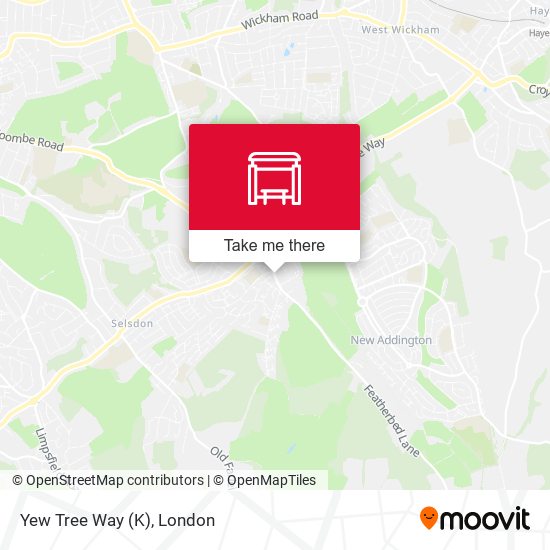 Yew Tree Way (K) map