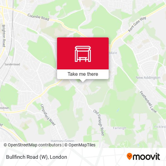 Bullfinch Road (W) map