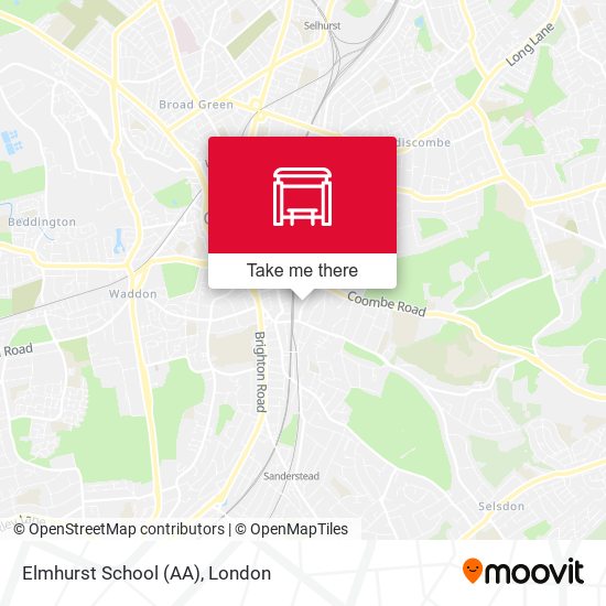 Elmhurst School (AA) map