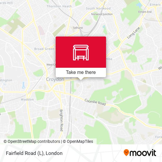 Fairfield Road (L) map