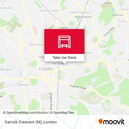 Garrick Crescent (M) map