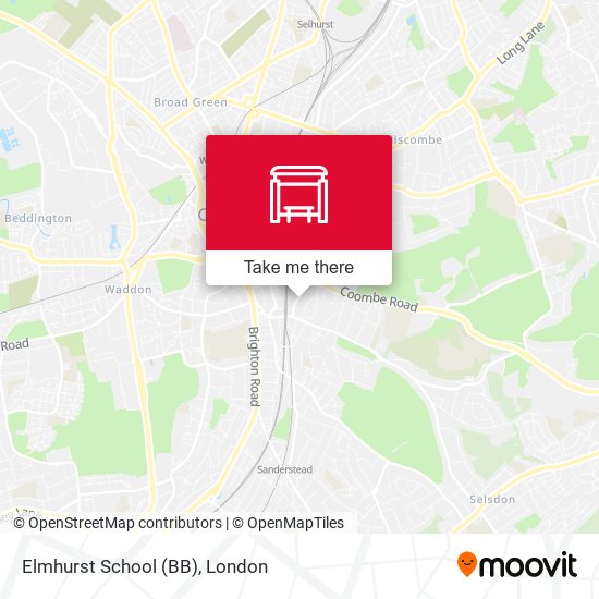 Elmhurst School (BB) map