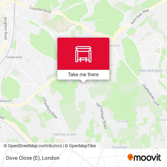 Dove Close (E) map