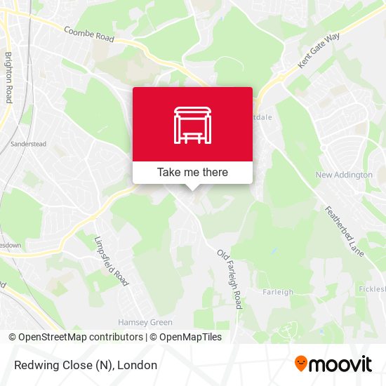 Redwing Close (N) map