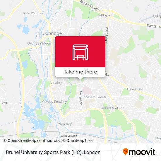 Brunel University Sports Park (HC) map