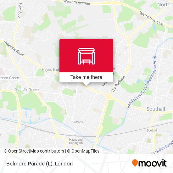 Belmore Parade (L) map