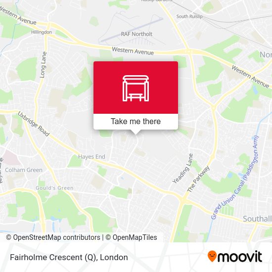 Fairholme Crescent (Q) map