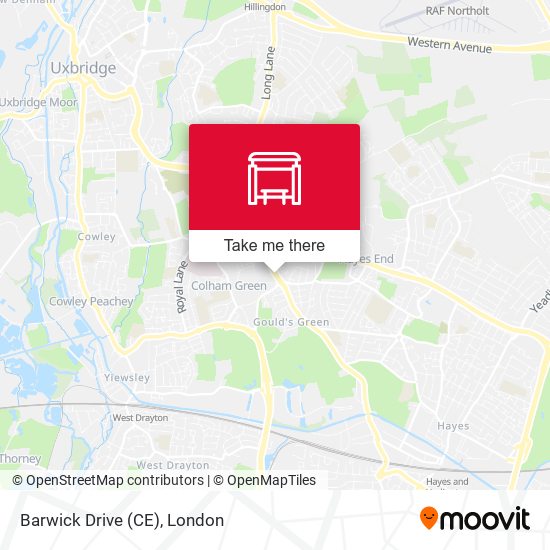 Barwick Drive (CE) map