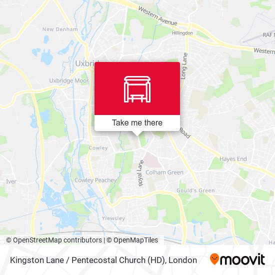 Kingston Lane / Pentecostal Church (HD) map