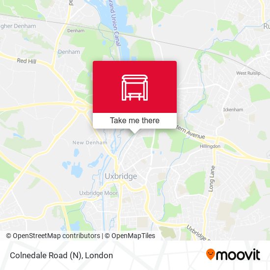 Colnedale Road (N) map