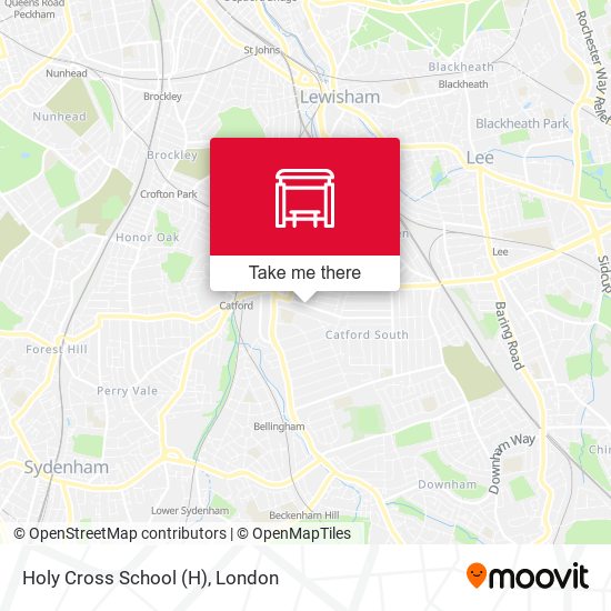 Holy Cross School map