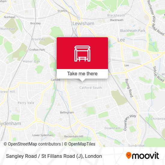 Sangley Road / St Fillans Road (J) map