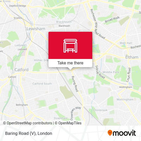 Baring Road (V) map