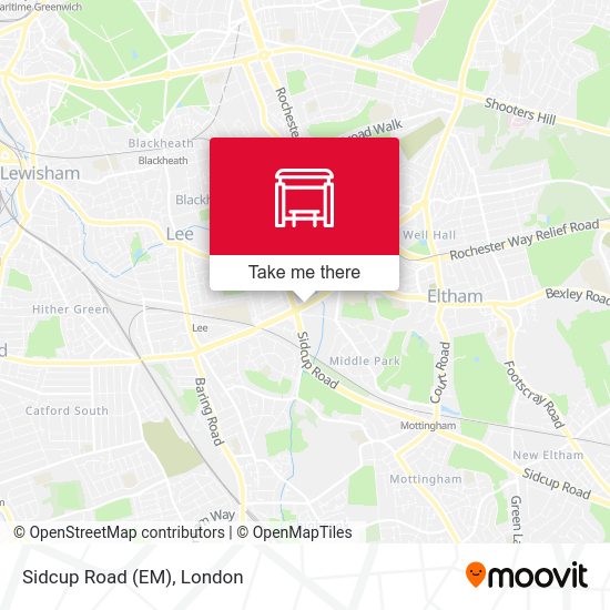 Sidcup Road (EM) map
