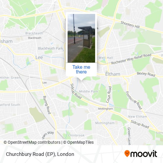 Churchbury Road (EP) map