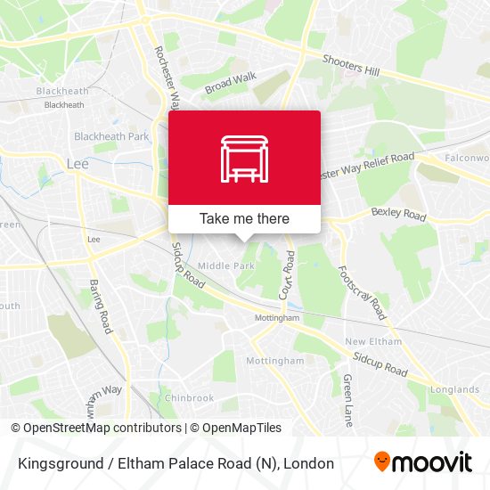 Kingsground / Eltham Palace Road (N) map