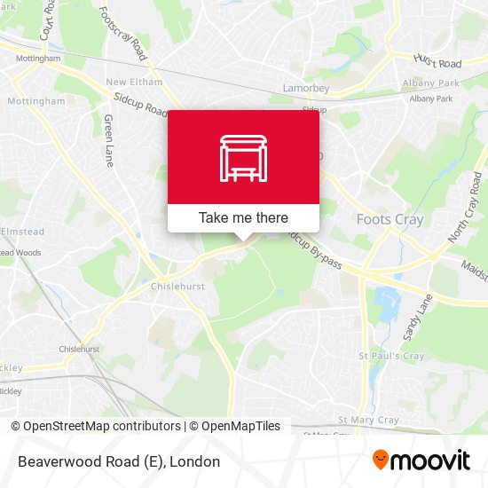 Beaverwood Road (E) map