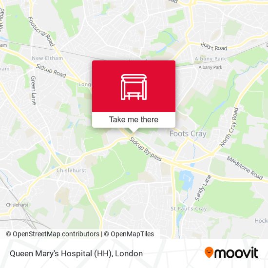 Queen Mary's Hospital (HH) map