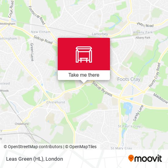 Leas Green (HL) map