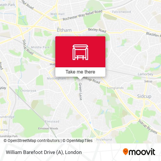 William Barefoot Drive (A) map