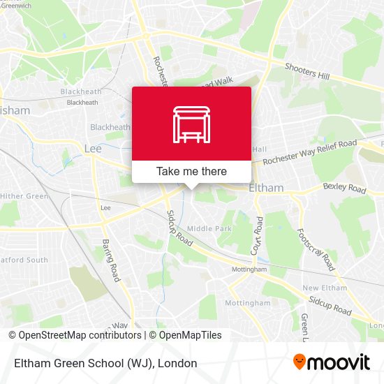 Eltham Green School (WJ) map