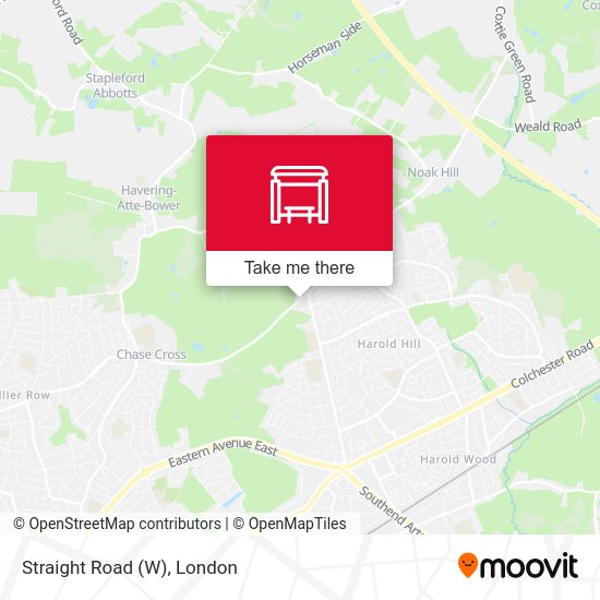 Straight Road (W) map