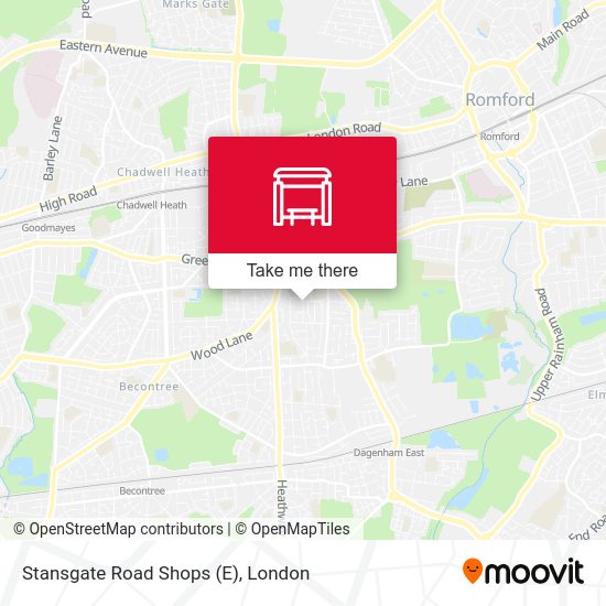 Stansgate Road Shops (E) map