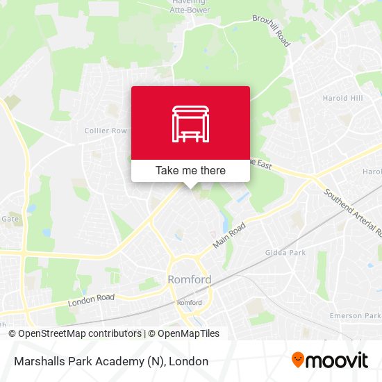 Marshalls Park Academy (N) map