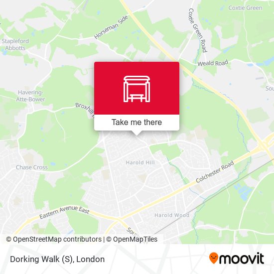 Dorking Walk (S) map