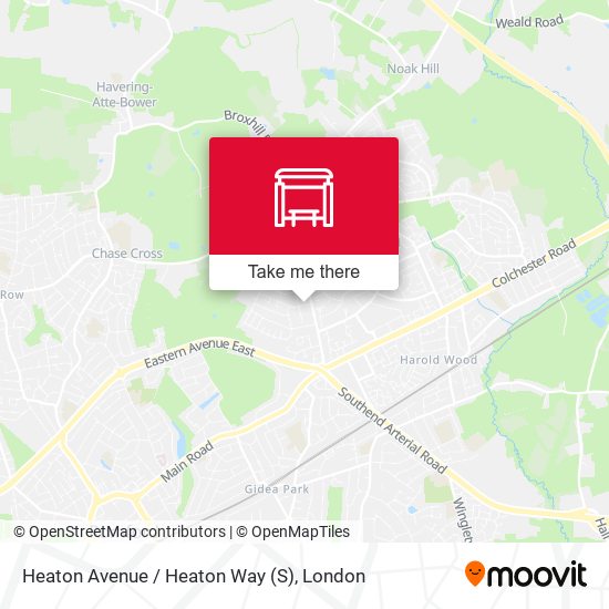 Heaton Avenue / Heaton Way (S) map