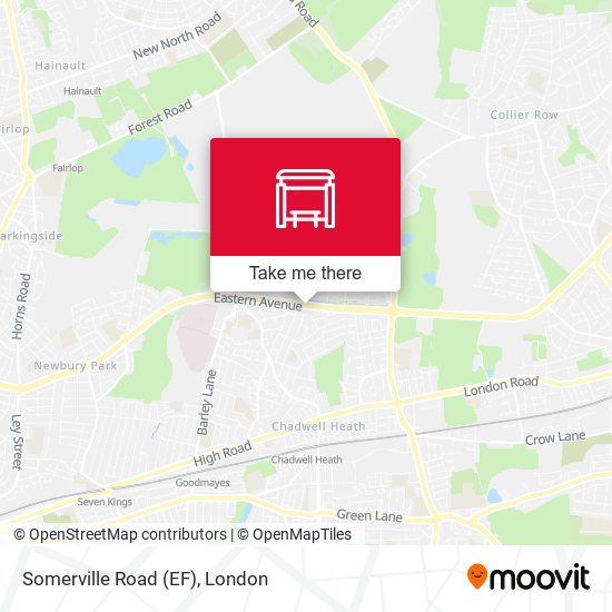 Somerville Road (EF) map