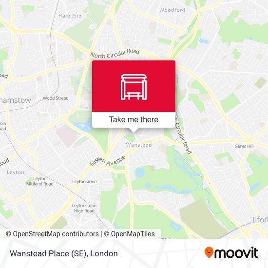 Wanstead Place (SE) map