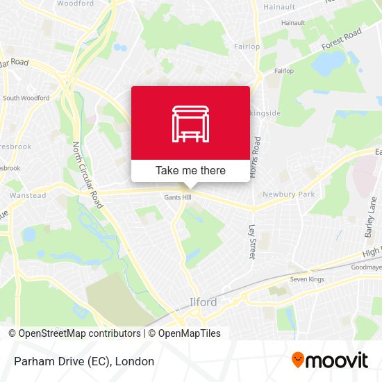Parham Drive (EC) map