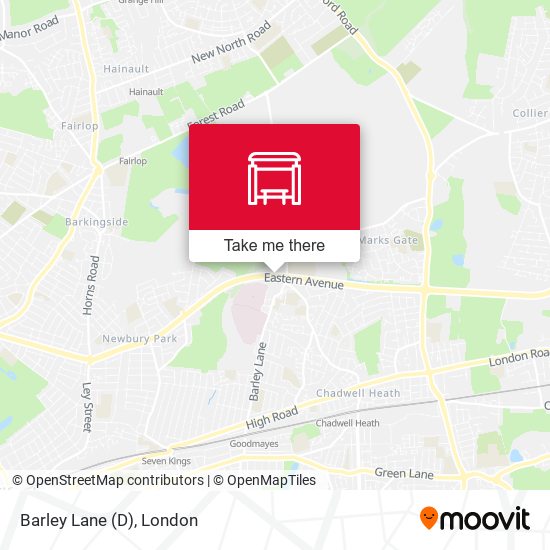 Barley Lane (D) map