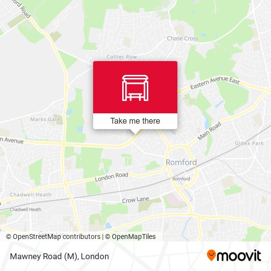 Mawney Road map