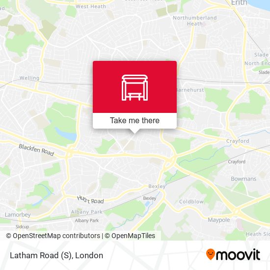Latham Road (S) map
