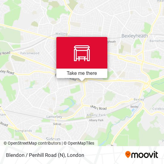Blendon / Penhill Road (N) map