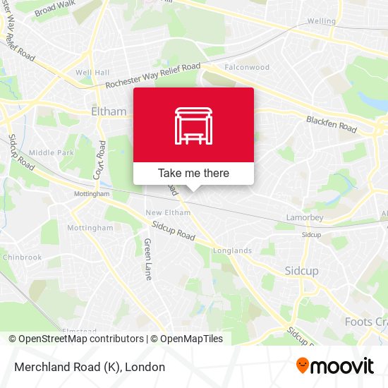 Merchland Road (K) map