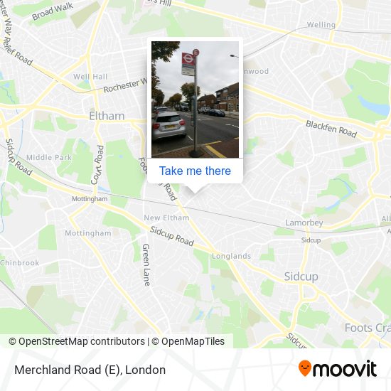 Merchland Road (E) map