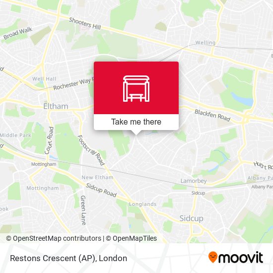 Restons Crescent (AP) map