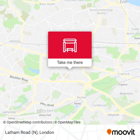 Latham Road (N) map