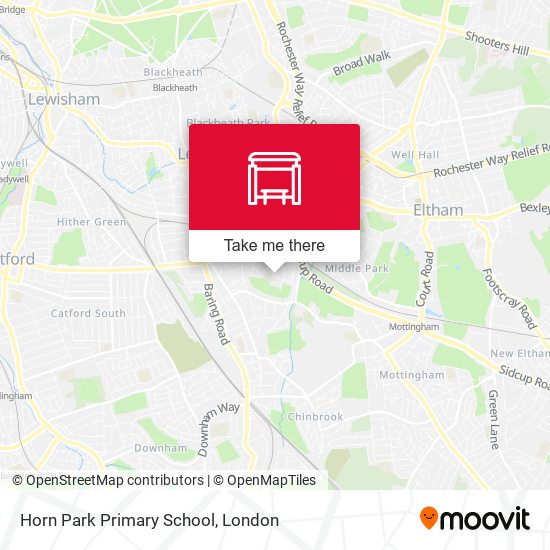 Horn Park Primary School map