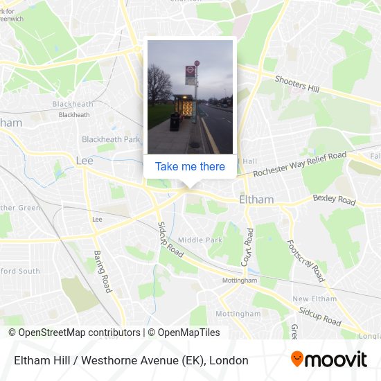 Eltham Hill / Westhorne Avenue (EK) map