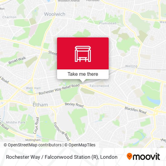 Rochester Way / Falconwood Station map