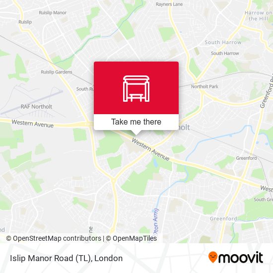 Islip Manor Road (TL) map