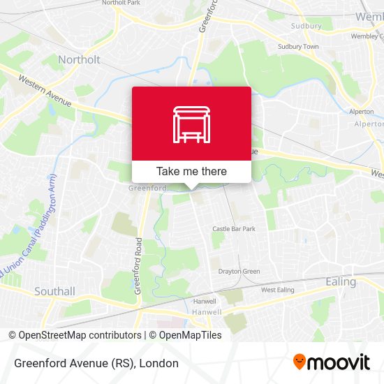 Greenford Avenue (RS) map
