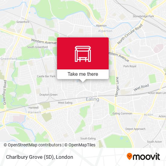 Charlbury Grove (SD) map