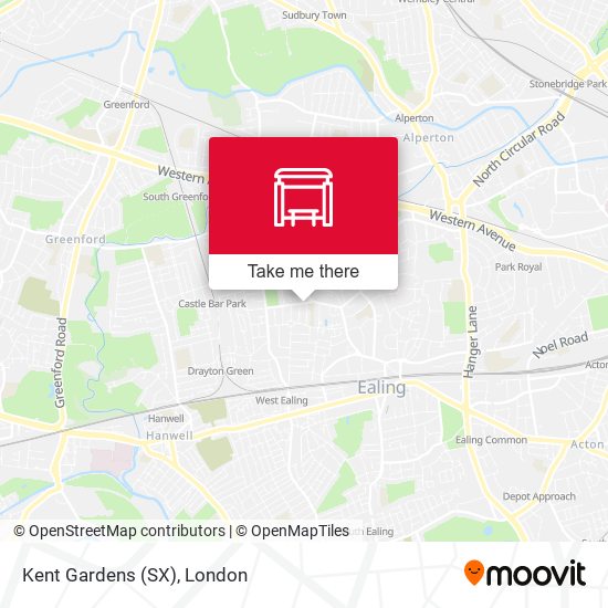 Kent Gardens (SX) map