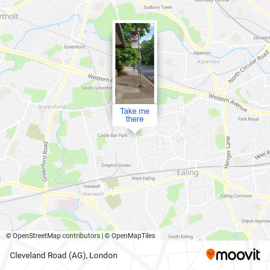 Cleveland Road (AG) map
