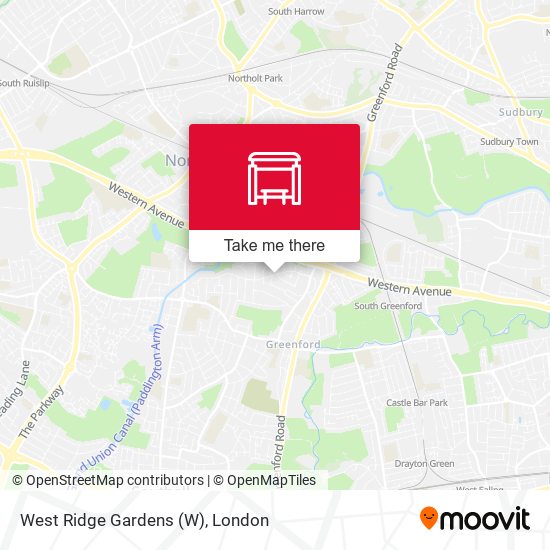 West Ridge Gardens map